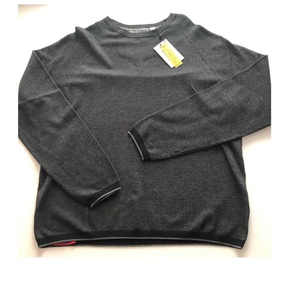 Robert Graham Men's Ray Brook Long Sleeve Knit Sweatshirt Black Size 2XL - Picture 2 of 5